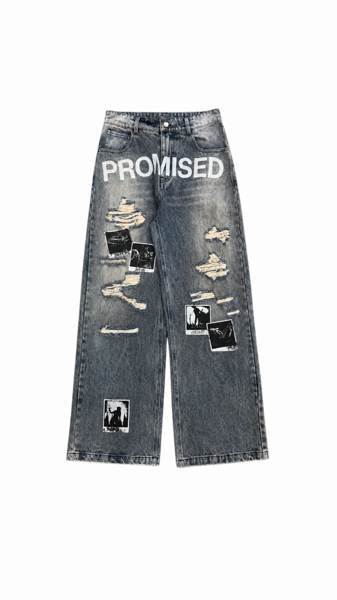 Promised “denim”