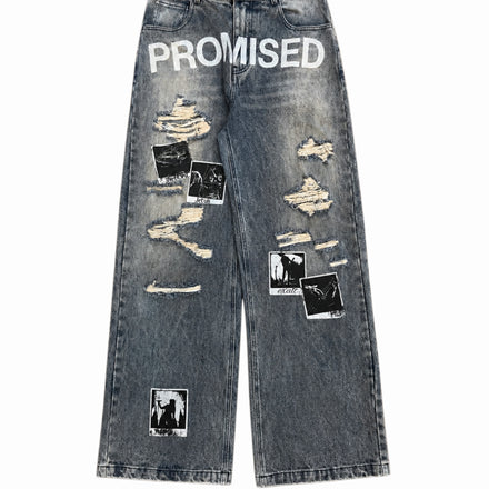 Promised “denim”